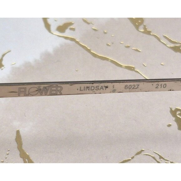 FLOWER Drew Barrymore Women’s Gold Eyeglasses Frames 51-16-145mm Lindsay Cat Eye - Picture 9 of 11